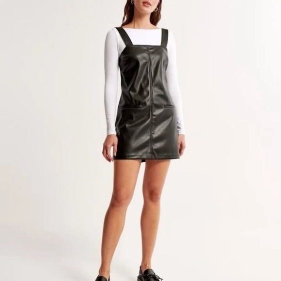 ABERCROMBIE Leather Dress - Picture 2 of 5